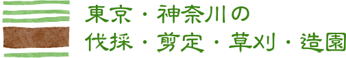 東京・神奈川の伐採・剪定・草刈・造園